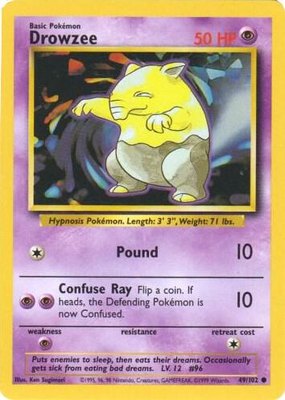 Drowzee, Base Set
