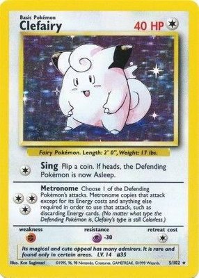 Clefairy, Base Set