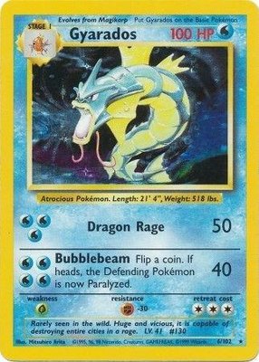 Gyarados, Base Set