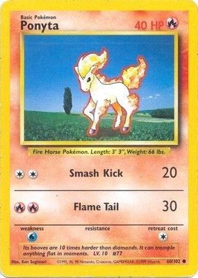 Ponyta, Base Set