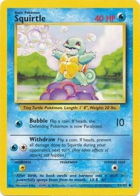 Squirtle, Base Set