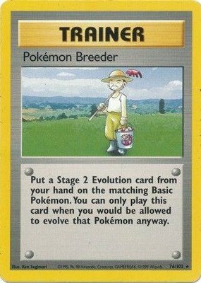 Pokemon Breeder, Base Set