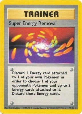Super Energy Removal, Base Set