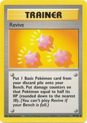 Revive, Base Set