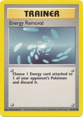 Energy Removal, Base Set