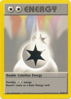 Double Colorless Energy, Base Set