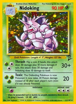 Nidoking, Base Set 2