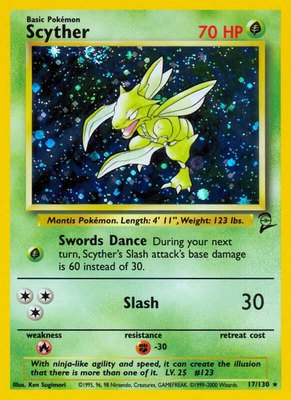 Scyther, Base Set 2