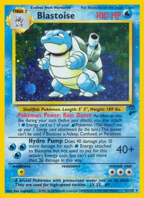 Blastoise, Base Set 2