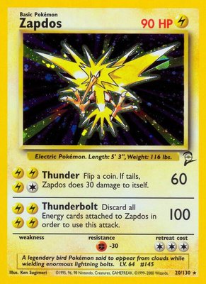 Zapdos, Base Set 2