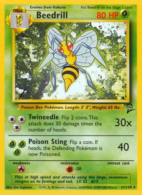 Beedrill, Base Set 2