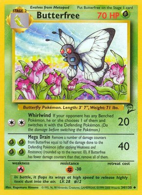 Butterfree, Base Set 2