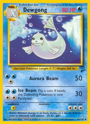 Dewgong, Base Set 2