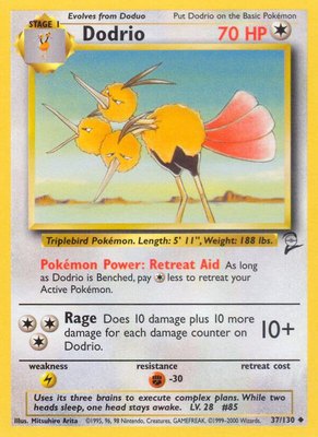 Dodrio, Base Set 2