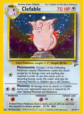 Clefable, Base Set 2