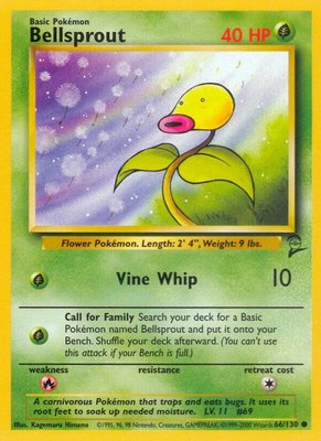 Bellsprout, Base Set 2