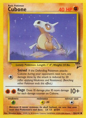 Cubone, Base Set 2