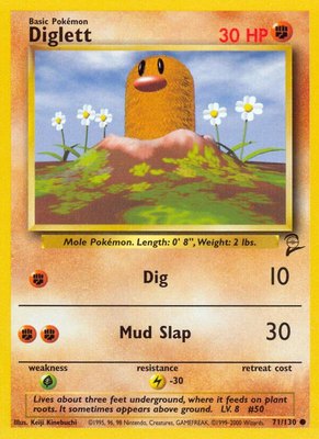 Diglett, Base Set 2