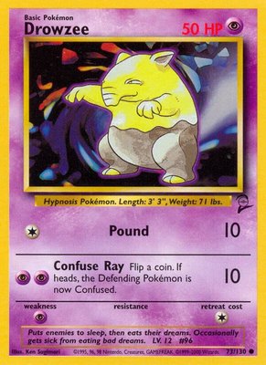 Drowzee, Base Set 2