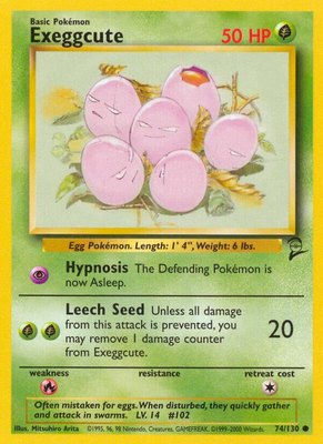 Exeggcute, Base Set 2