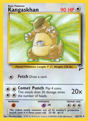 Kangaskhan, Base Set 2