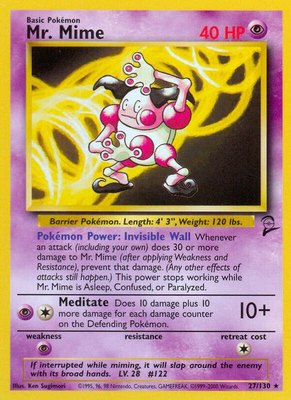 Mr. Mime, Base Set 2