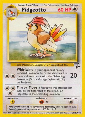 Pidgeotto, Base Set 2