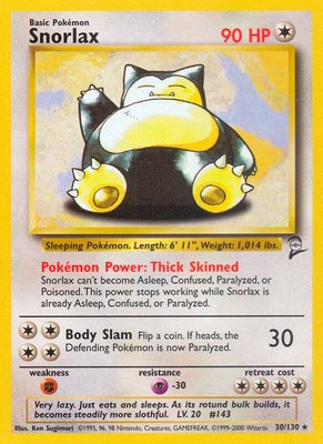 Snorlax, Base Set 2
