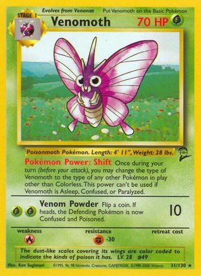 Venomoth, Base Set 2
