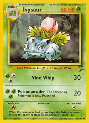 Ivysaur, Base Set 2