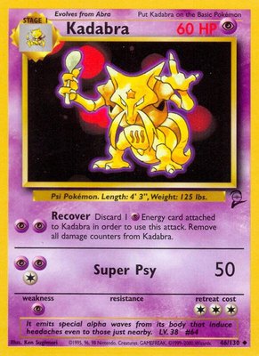 Kadabra, Base Set 2
