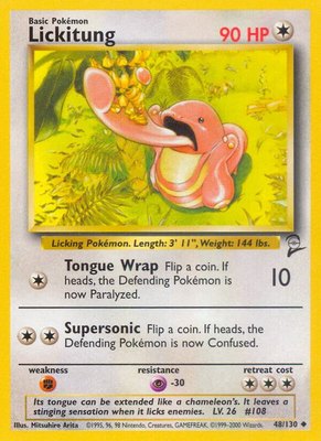 Lickitung, Base Set 2
