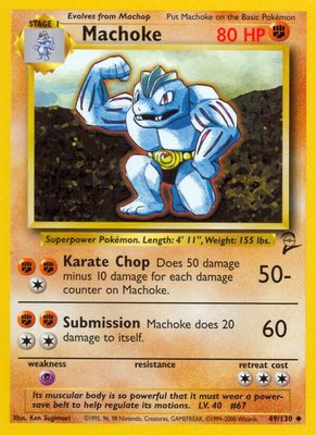 Machoke, Base Set 2