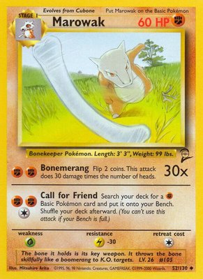 Marowak, Base Set 2
