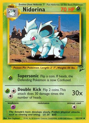 Nidorina, Base Set 2