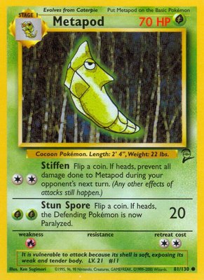 Metapod, Base Set 2