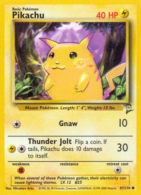 Pikachu, Base Set 2