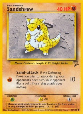 Sandshrew, Base Set 2