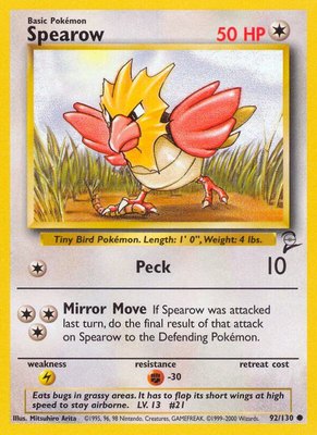 Spearow, Base Set 2
