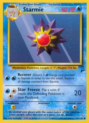 Starmie, Base Set 2
