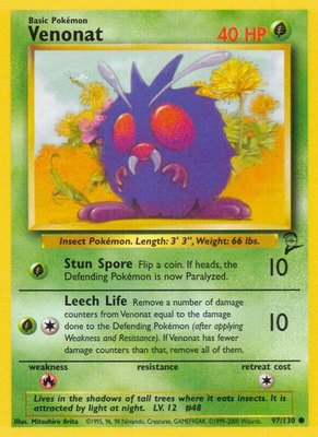 Venonat, Base Set 2