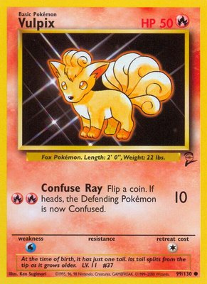 Vulpix, Base Set 2