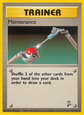 Maintenance, Base Set 2