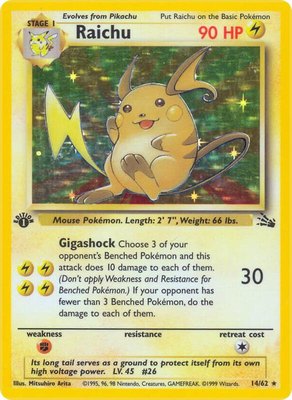 Raichu (14), Fossil