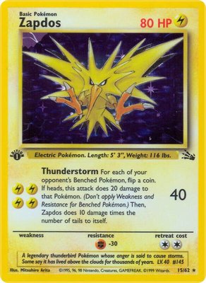 Zapdos (15), Fossil
