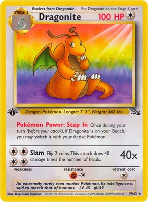 Dragonite (19), Fossil