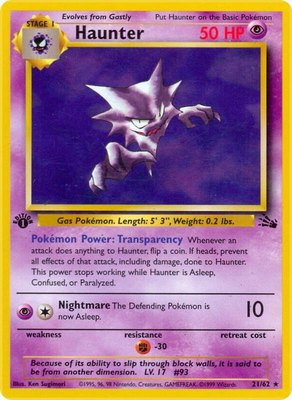 Haunter (21), Fossil