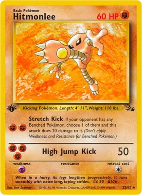 Hitmonlee (22), Fossil