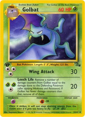 Golbat, Fossil