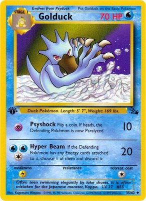 Golduck, Fossil